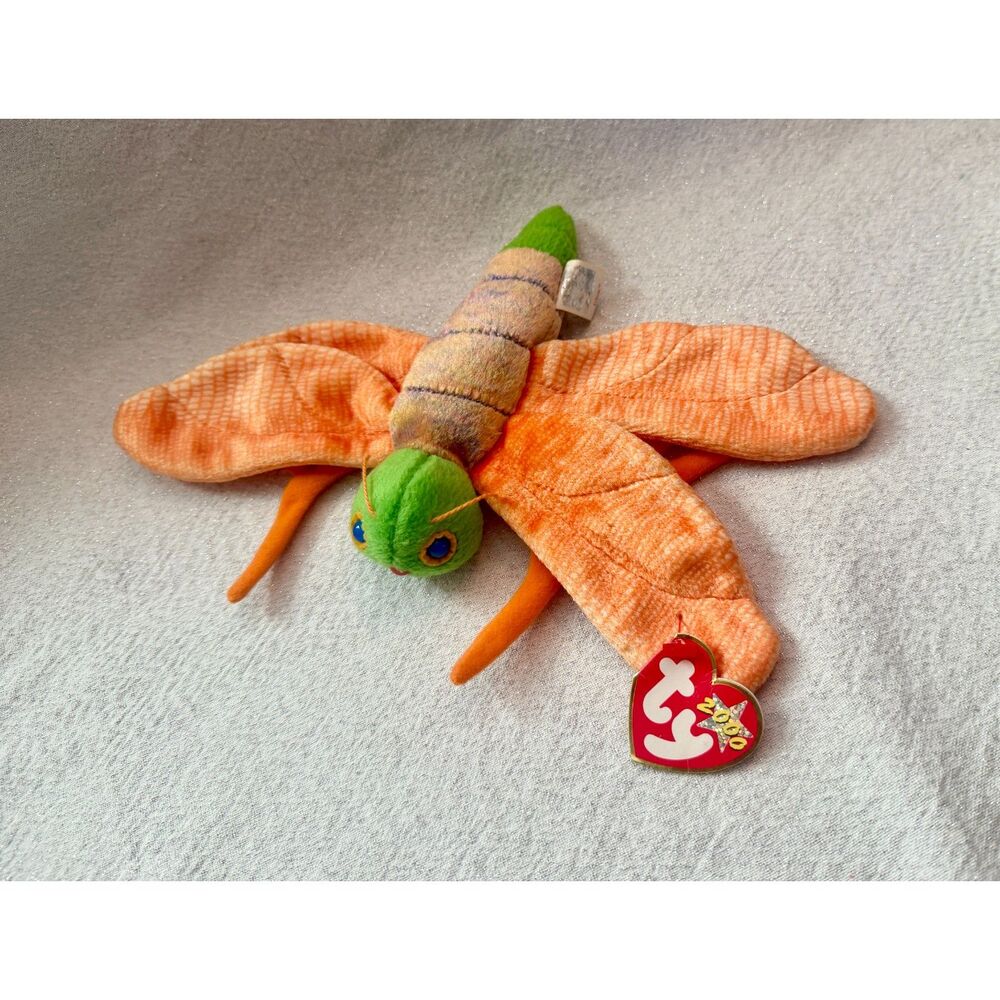 Ty retired Beanie Baby "Glow" the Firefly/Lightning Bug
